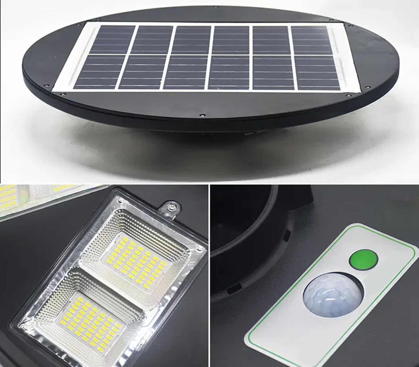 Lampione Led 100W da esterno Faro Stradale con Pannello Solare