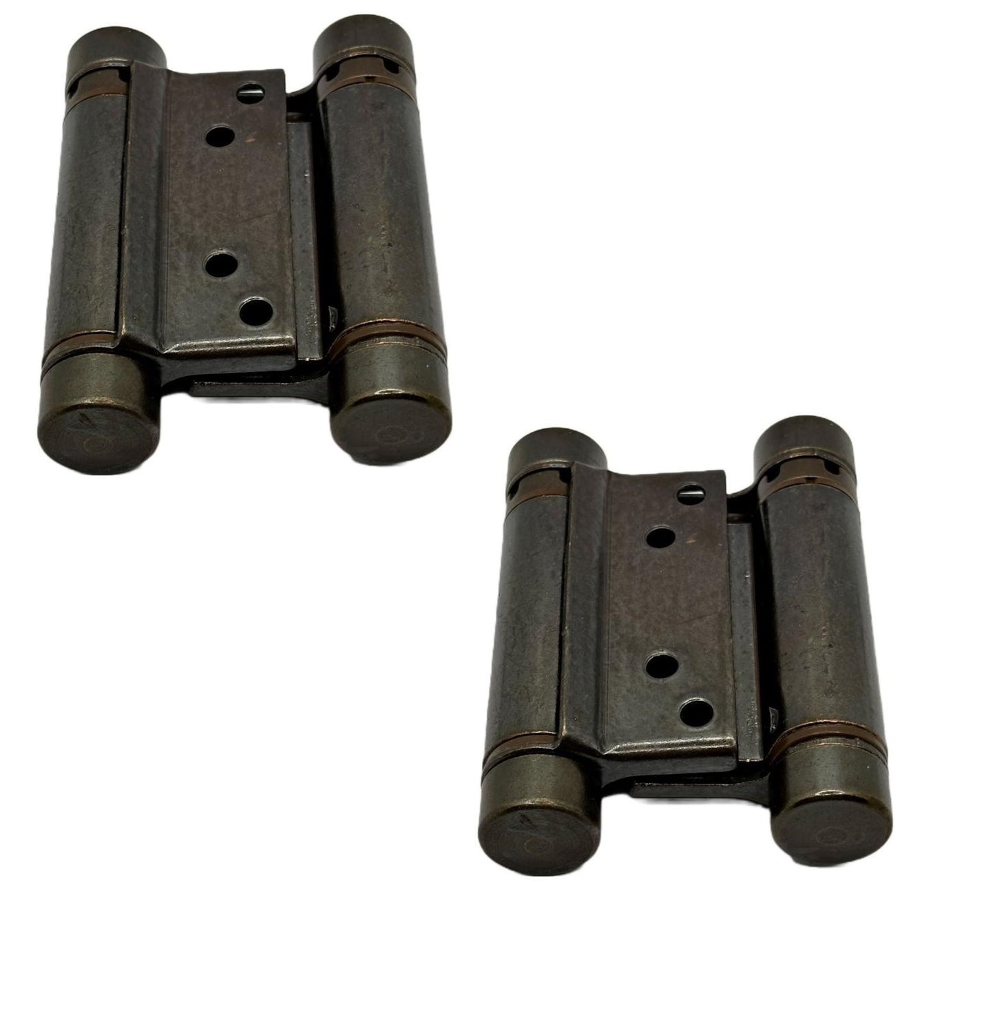 2 Pezzi Cerniera a molla bommer Doppia azione per porta 100mm Colore Acciaio Nichelato Oro Bronzo