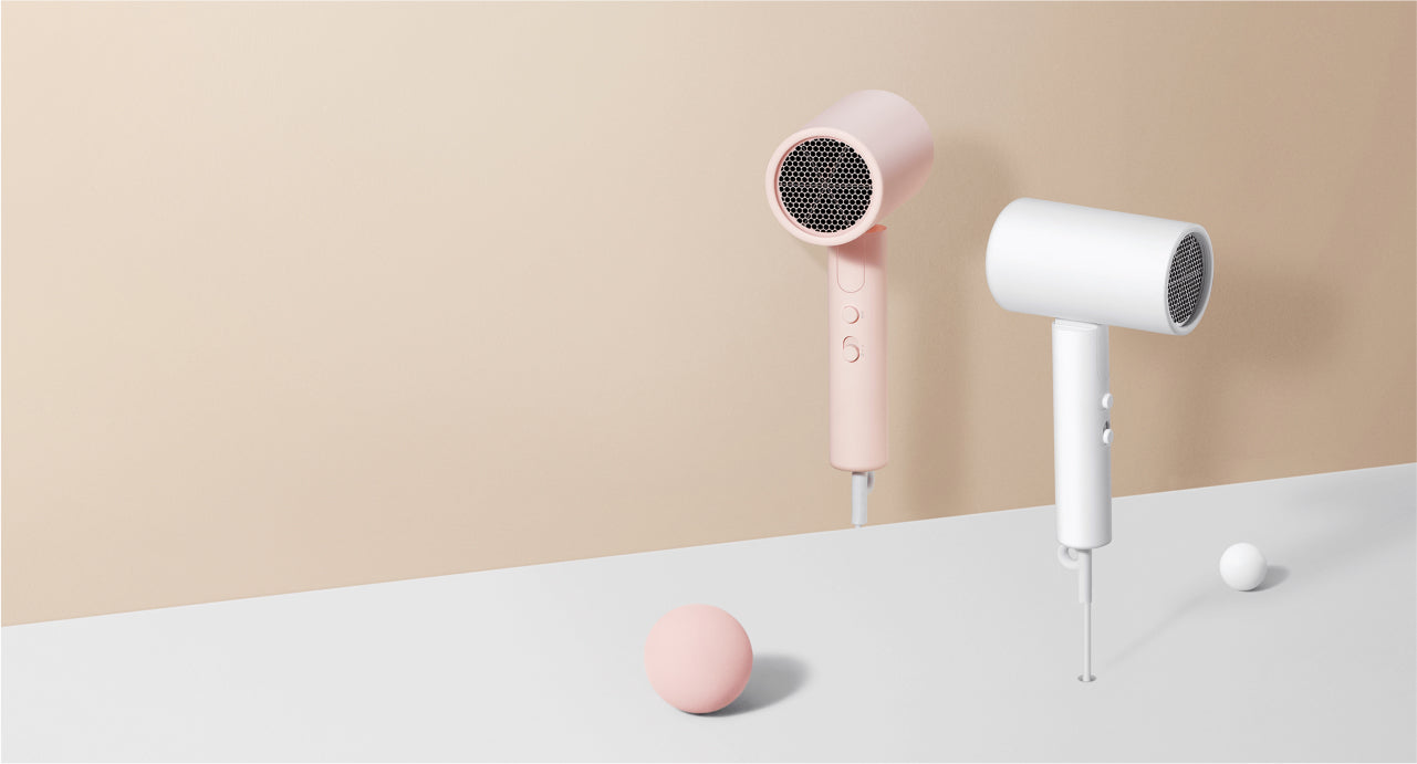 Xiaomi H101 Asciugacapelli Da Viaggio Phon Ioni Compatto Pieghevole 1600W Pink