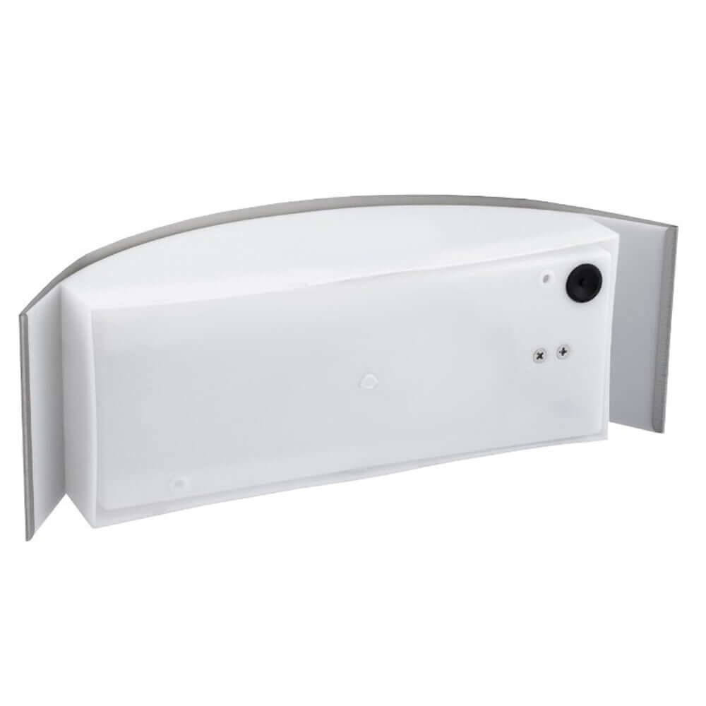 Applique Portalampada da Muro colore Acciaio Wall Light Esterno Lampadine E27