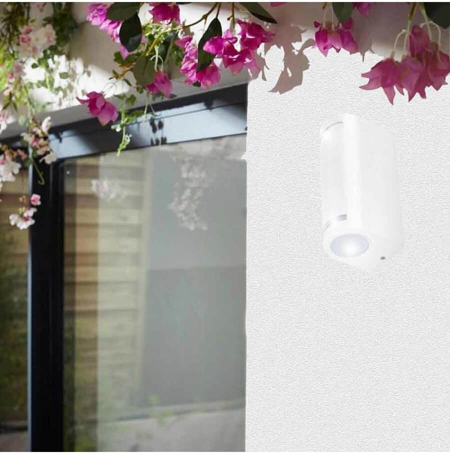 Applique Portalampada Wall Light IP54 doppio Lampadine GU10 IP54 Bianco Nero