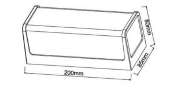 Applique Lampada Led da esterno 10W Wall Light IP65 Bianco Luce Fredda Naturale