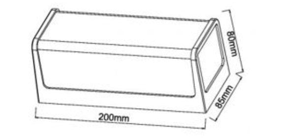 Applique Lampada Led da esterno 10W Wall Light IP65 Nero Luce Fredda o Naturale
