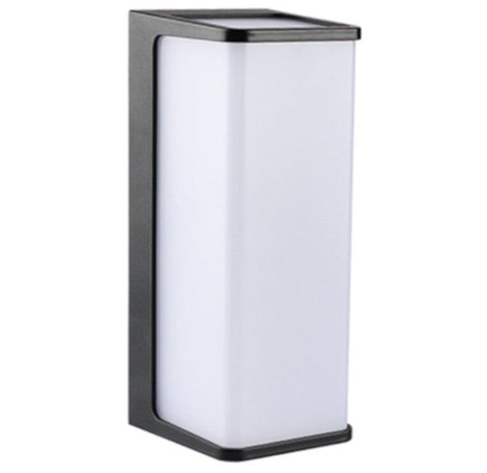 Applique Lampada Led da esterno 10W Wall Light IP65 Nero Luce Fredda o Naturale