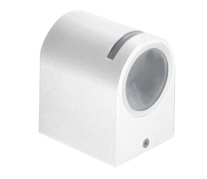 Applique da muro Wall Light 1 Luce Lampadina GU10 IP54 Bianco o Nero