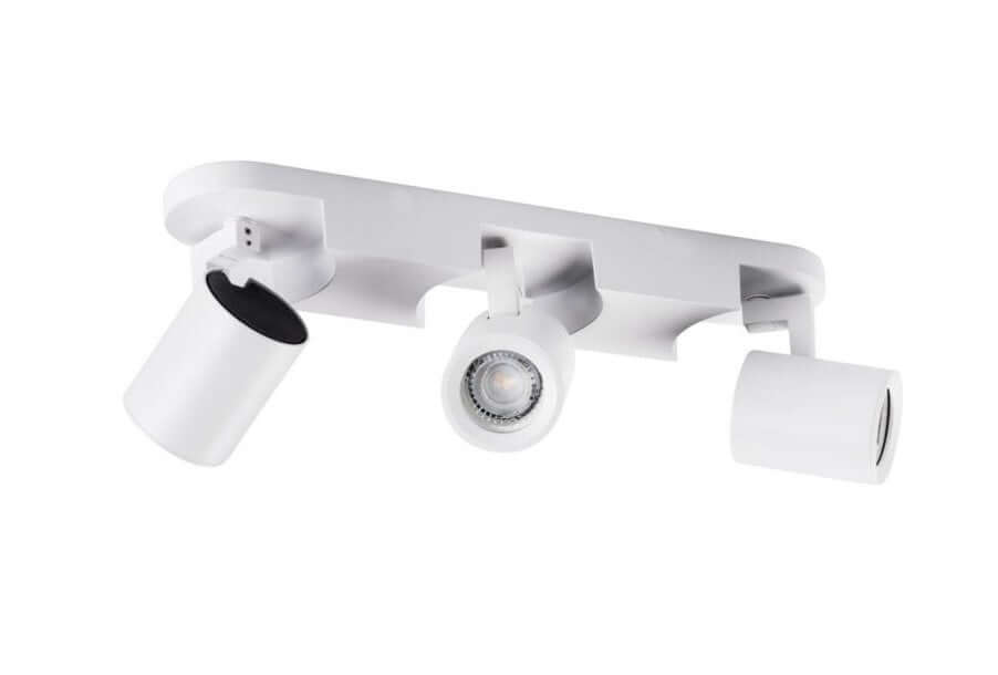 Applique da parete soffitto Wall Light lineare 3 testaeorientabili Lampadina GU10