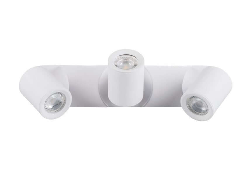 Applique da parete soffitto Wall Light lineare 3 testaeorientabili Lampadina GU10