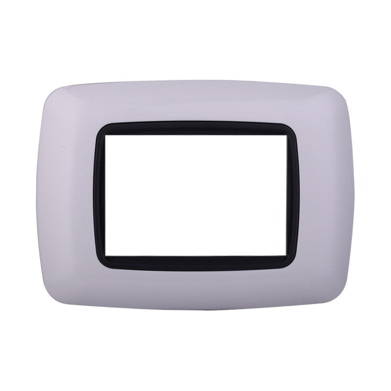 Placca Bombata Serie Space Compatibile Con Bticno Living Light