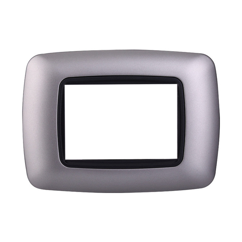 Placca Bombata Serie Space Compatibile Con Bticno Living Light