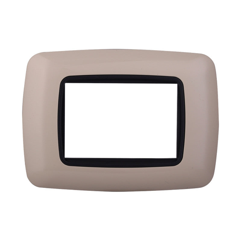 Placca Bombata Serie Space Compatibile Con Bticno Living Light