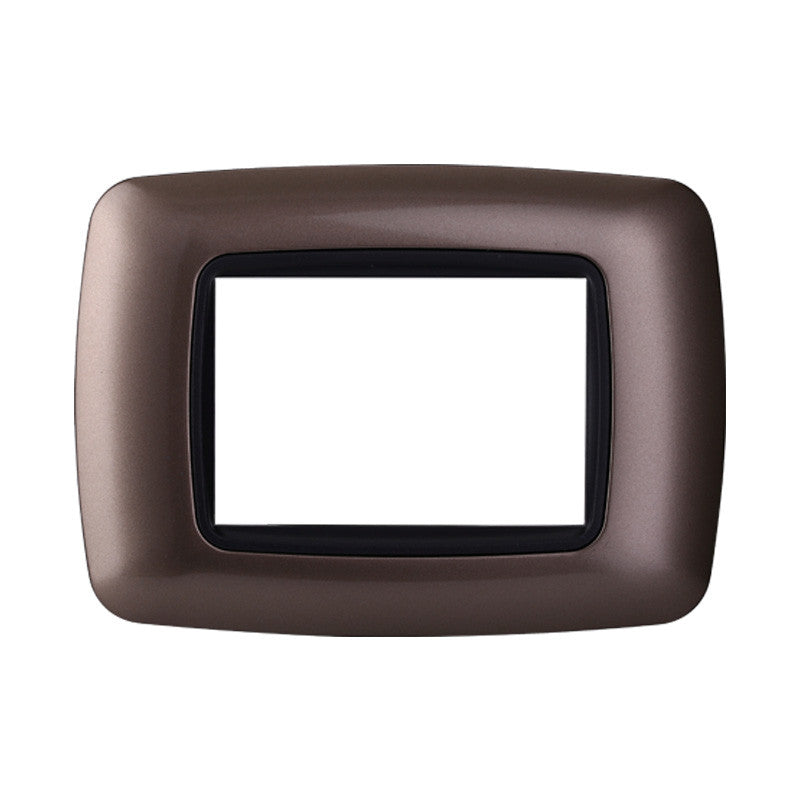 Placca Bombata Serie Space Compatibile Con Bticno Living Light