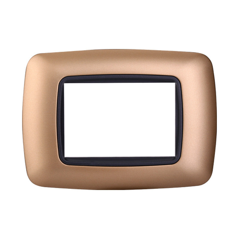 Placca Bombata Serie Space Compatibile Con Bticno Living Light