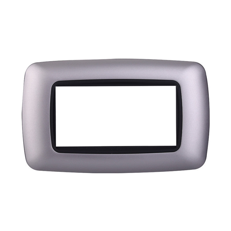 Placca Bombata Serie Space Compatibile Con Bticno Living Light