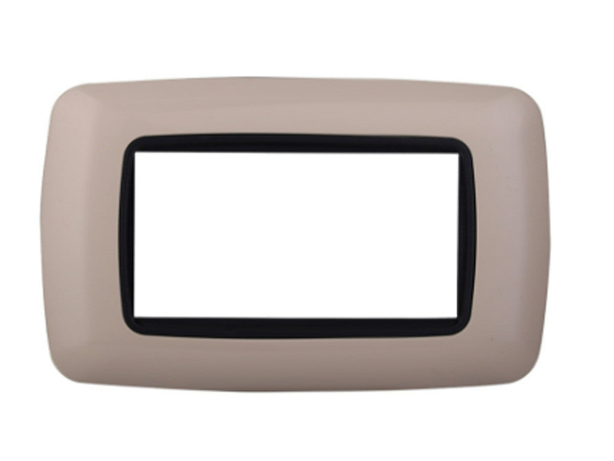 Placca Bombata Serie Space Compatibile Con Bticno Living Light