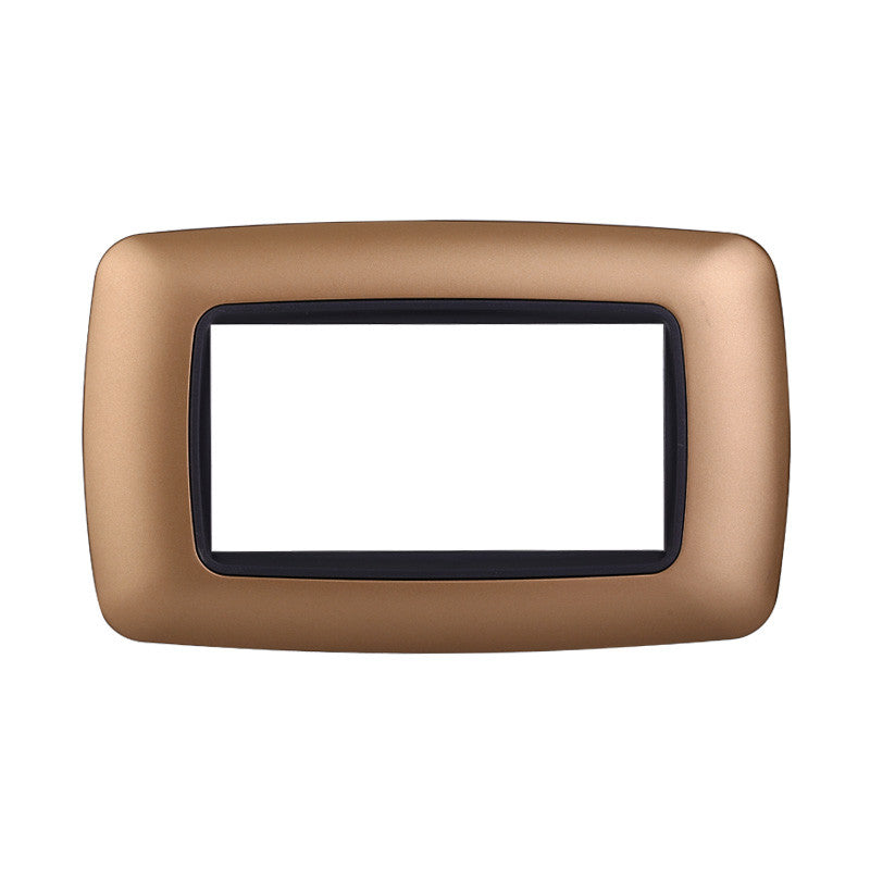 Placca Bombata Serie Space Compatibile Con Bticno Living Light