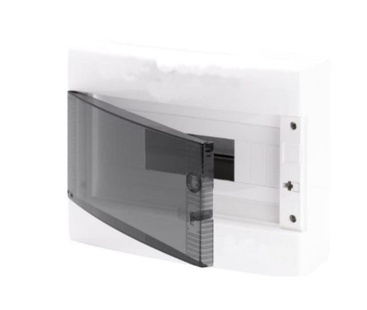 Centralino da incasso o parete sportello trasparente per quadri e centralini elettrici IP40 - puntoluceled