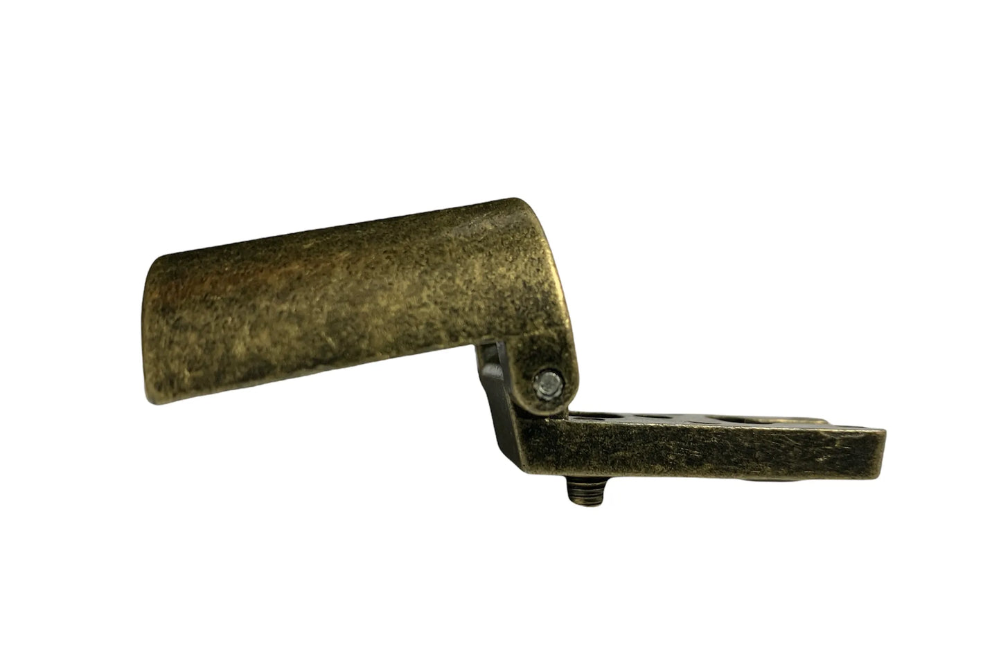 Cerniera per Armadio Mobili Anticata - Stile Arte Povera, Finitura Bronzata, Scodellino Diametro 27mm