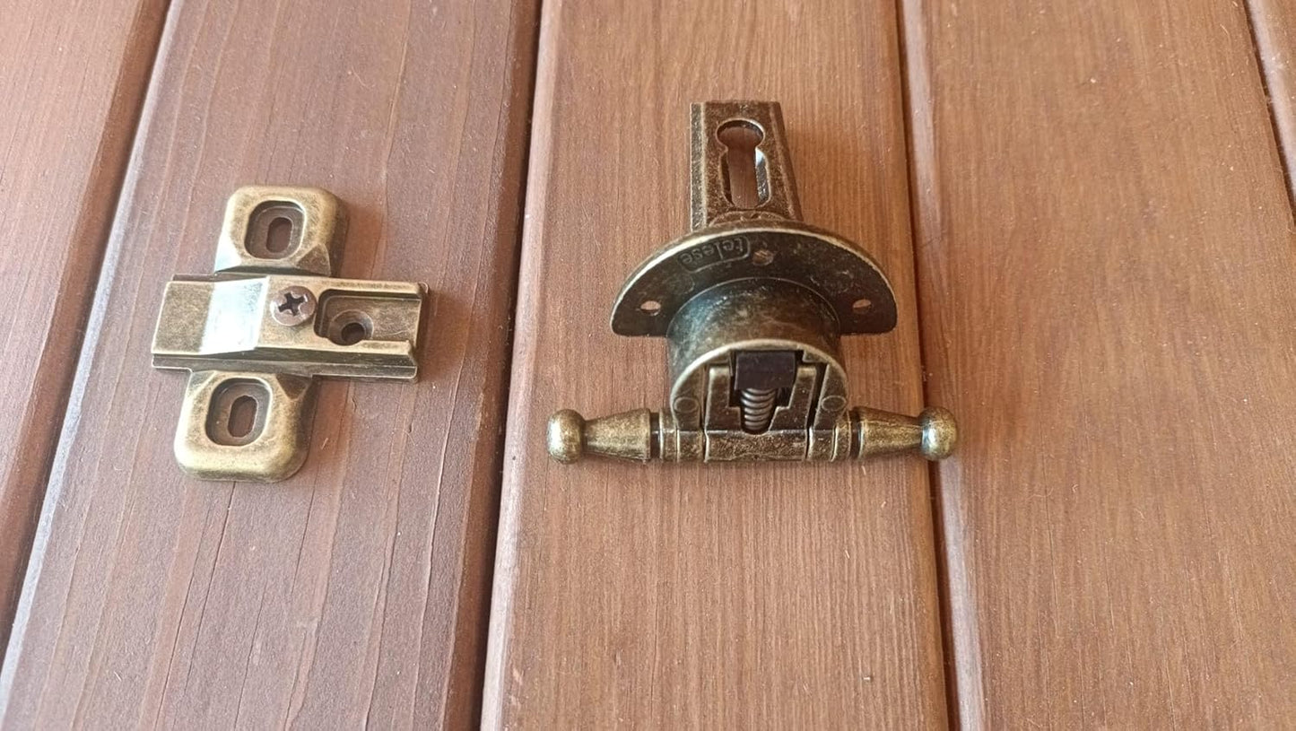 Cerniere Mobili Antichi Cerniera Ante in Battuta Arte Povera stile antico completa di basetta, Finitura bronzata scodellino 27 - puntoluceled