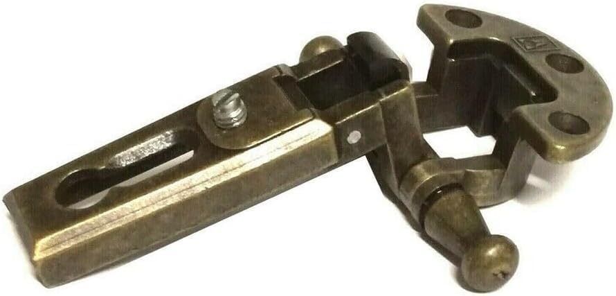 Cerniere Mobili Antichi Cerniera Ante in Battuta Arte Povera stile antico completa di basetta, Finitura bronzata scodellino 27 - puntoluceled