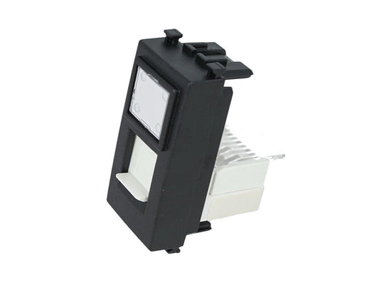 Presa dati RJ45 CAT6 compatibile con Vimar Arke Nero immagine 2