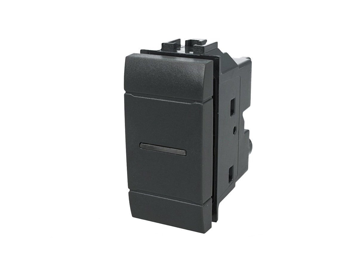 Deviatore Assiale unipolare 1P 10A compatibile con Bticino Living Light e International - puntoluceled