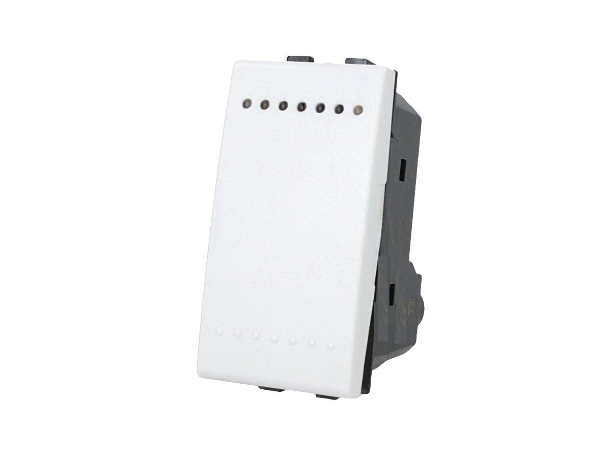Deviatore unipolare 1P 16A 250V compatibile con Bticino Living Light e International - puntoluceled