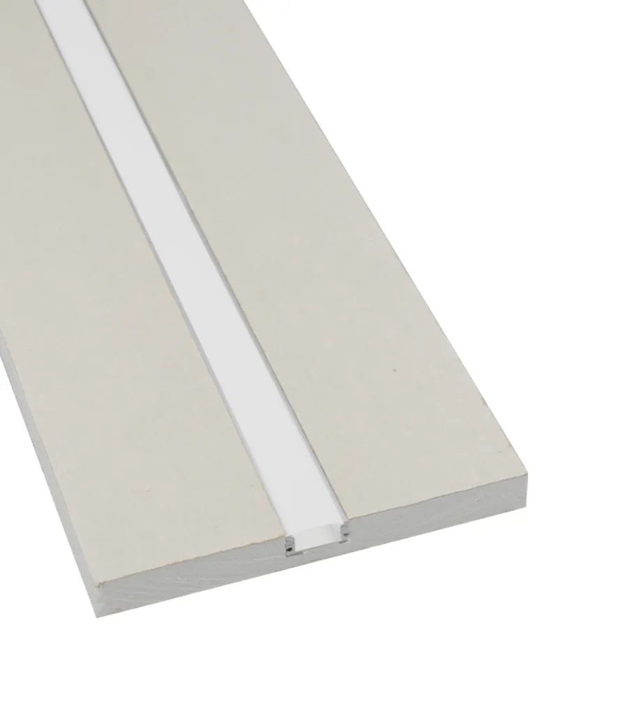 Giunto cartongesso 12,5mm profilo in alluminio Striscia Led struttura incasso e montaggio - puntoluceled