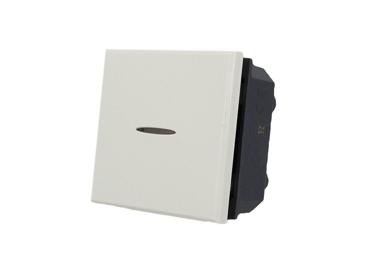 Interruttore Assiale 2 moduli 1P 16A compatibile con Bticino Axolute - puntoluceled
