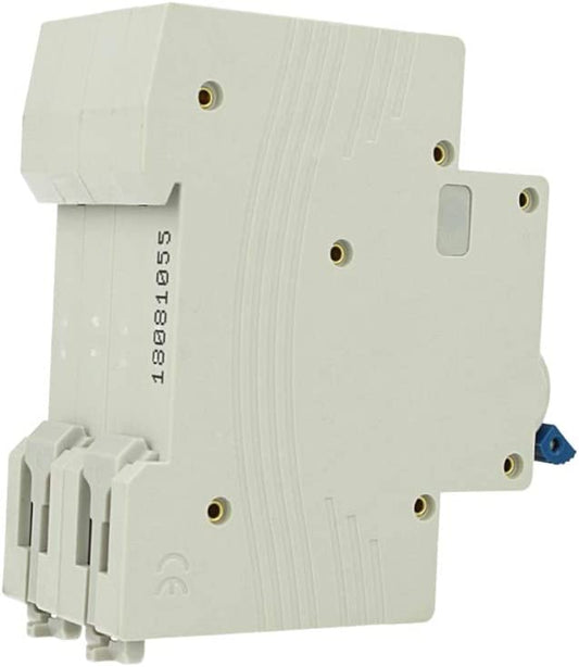 Interruttore magnetotermico 2P 10A curva C10 - 2 moduli DIN per quadro elettrico