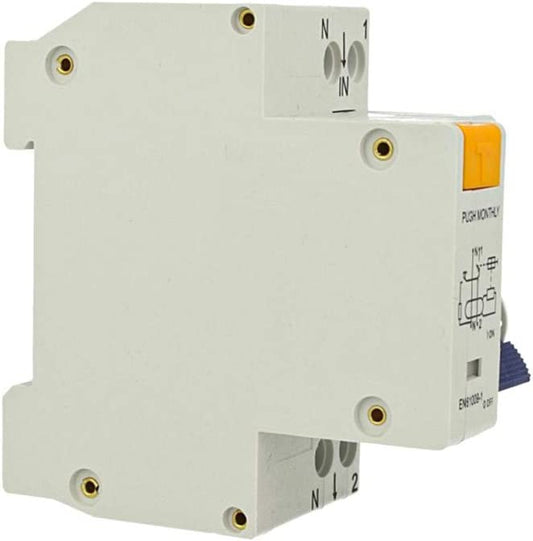 Interruttore differenziale 1P+N 32A C20 - 2 moduli DIN per quadro elettrico