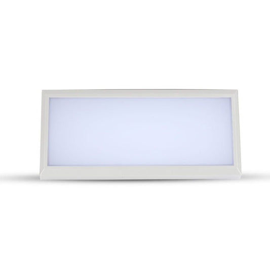 Applique angolare da esterno a incasso 12W IP65 grigio chiaro