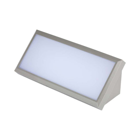 Applique angolare da esterno a incasso 20W IP65 grigio chiaro