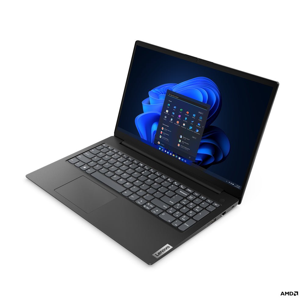 Lenovo V V15 AMD Ryzen™ 5 7520U Computer portatile 39,6 cm (15.6") Full HD 8 GB LPDDR5 - SDRAM 512 GB SSD Wi - Fi 5 (802.11ac) Windows 11 Home Nero - puntoluceled