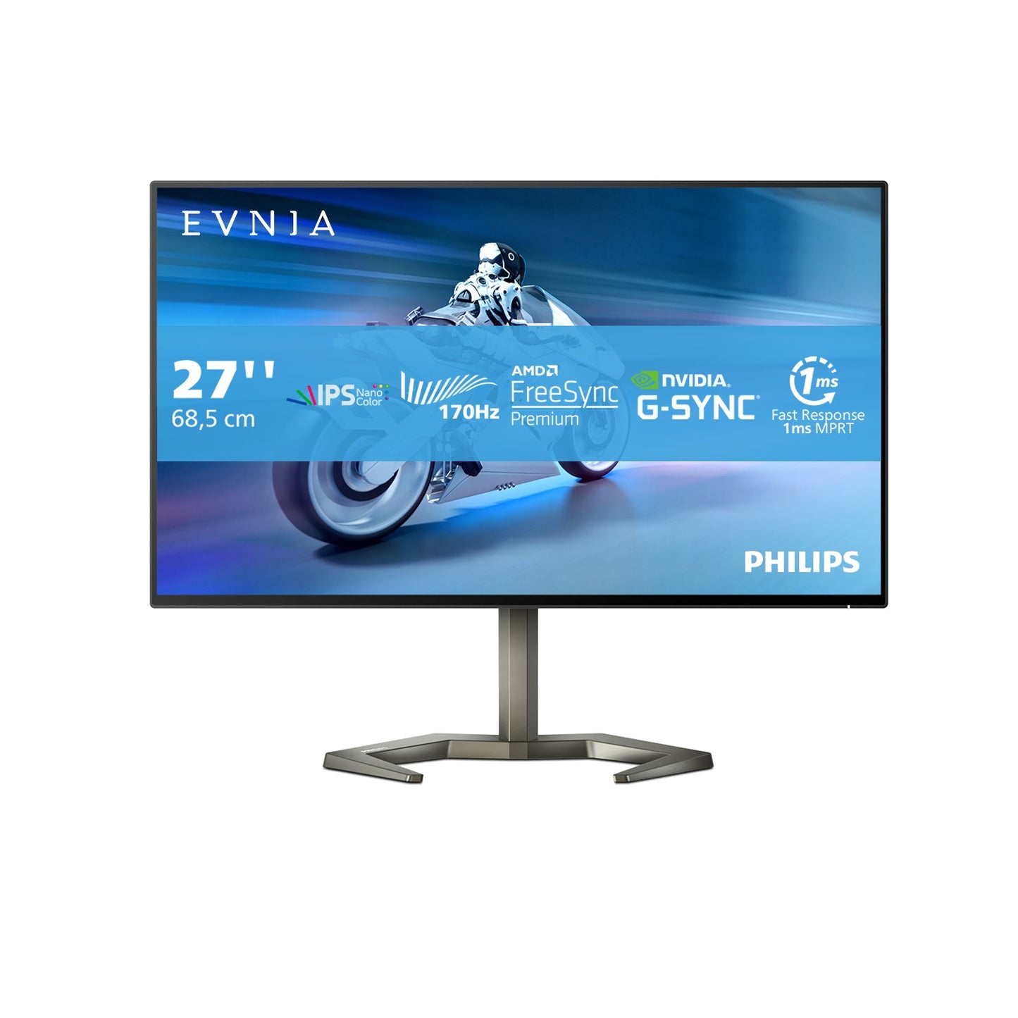 Philips Momentum 27M1N5500ZA/00 LED display 68,6 cm (27") 2560 x 1440 Pixel Quad HD Nero - puntoluceled