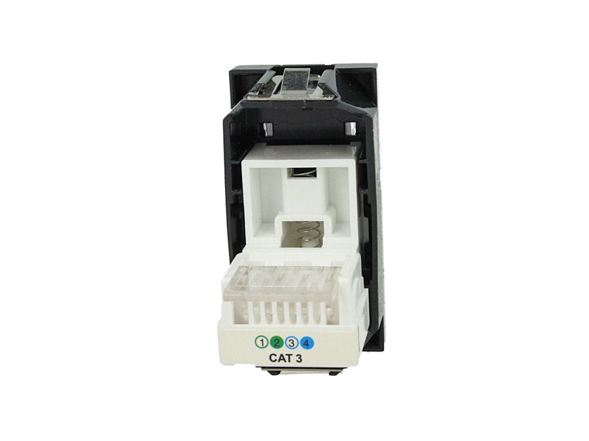 Presa Cavo Telefonica RJ11 Con Coperchio Compatibile con Bticino Axolute - puntoluceled