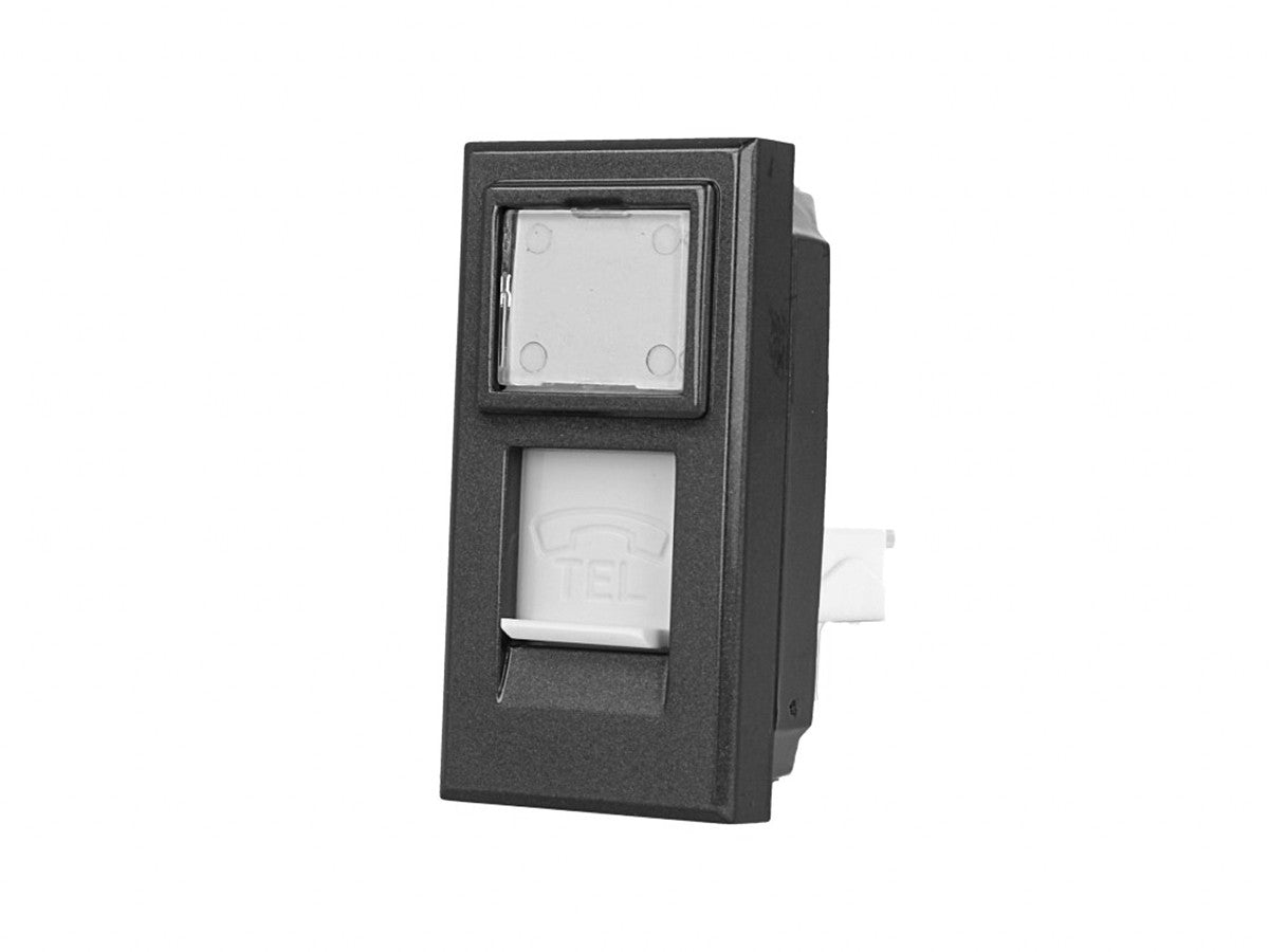 Presa Cavo Telefonica RJ11 Con Coperchio Compatibile con Bticino Axolute - puntoluceled