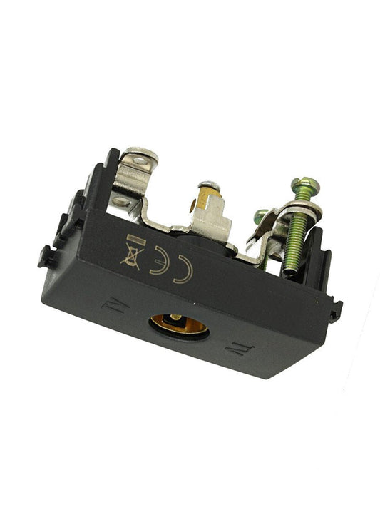 Connettore TV tipo F femmina compatibile con Vimar Arke Nero immagine 2