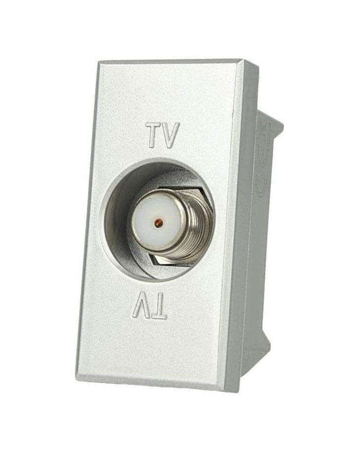 Presa TV cavo SAT Satellitare Tipo F Compatibile con Bticino Axolute - puntoluceled
