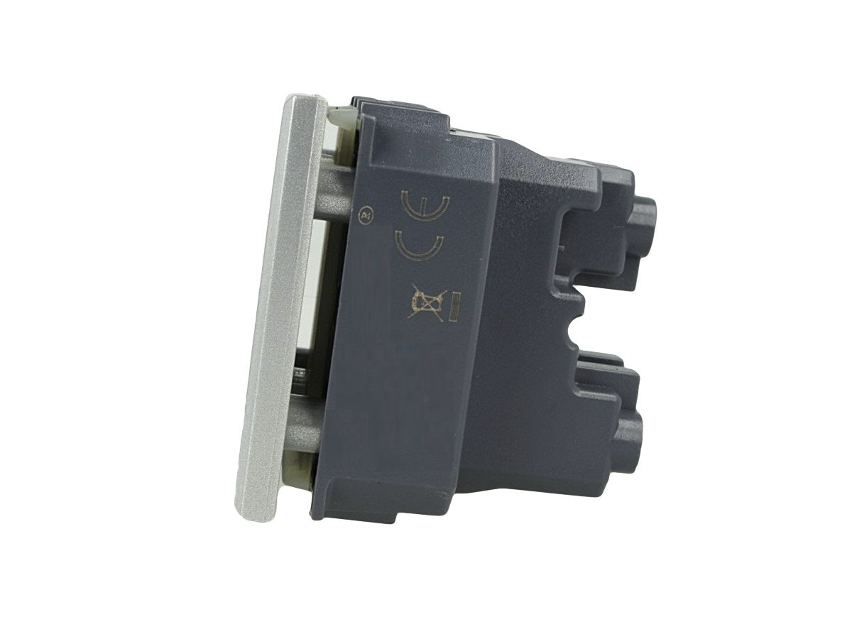 Pulsante Assiale 2 moduli 1P compatibile con Bticino Axolute - puntoluceled