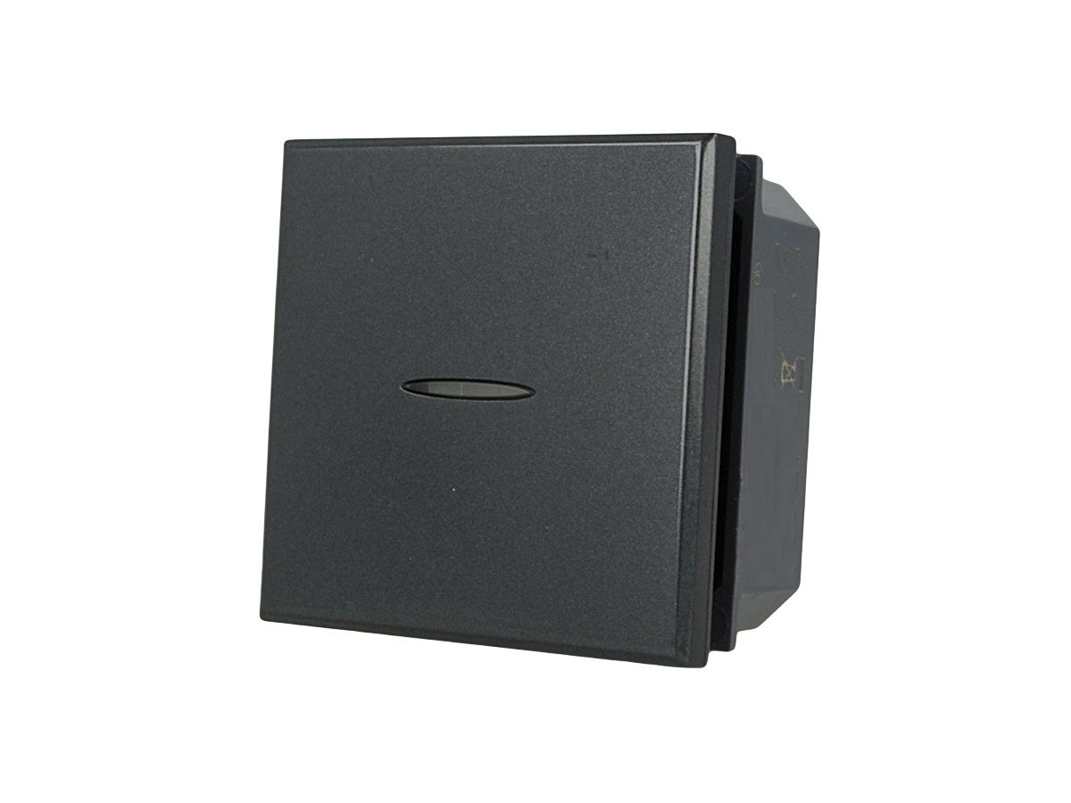 Pulsante Assiale 2 moduli 1P compatibile con Bticino Axolute - puntoluceled