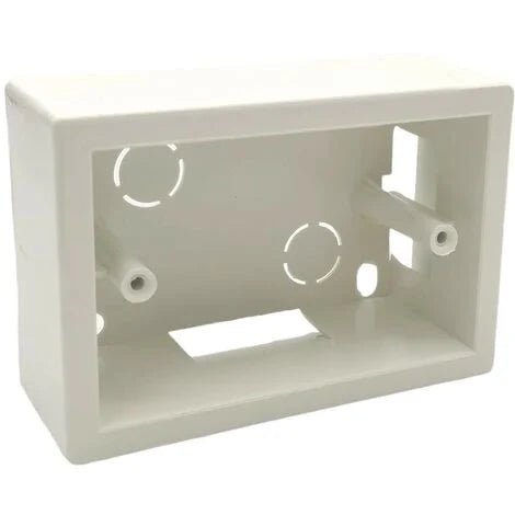 Scatola da parete monoblocco montaggio esterno universale colore bianco IP40 - puntoluceled
