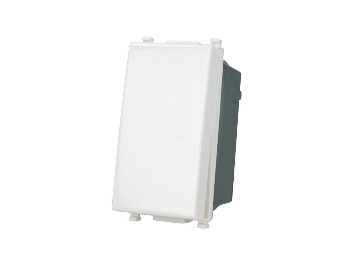Deviatore 1P unipolare 16A compatibile con Vimar Plana bianco