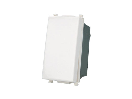 Deviatore 1P unipolare 16A compatibile con Vimar Plana bianco