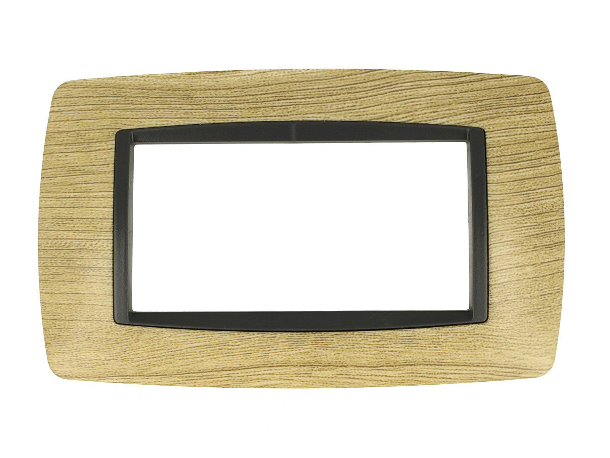 Placca Bombata compatibile con Bticino Living International serie bombe' - puntoluceled