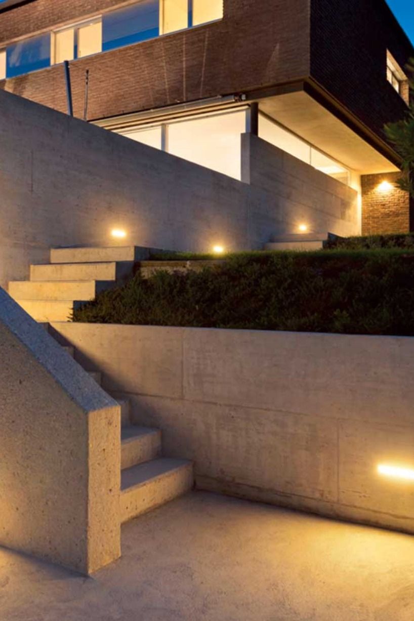 Segnapasso Led esterno faretto rettangolare 7W 9W 15W illuminazione scale sentiero giardino IP65 - puntoluceled