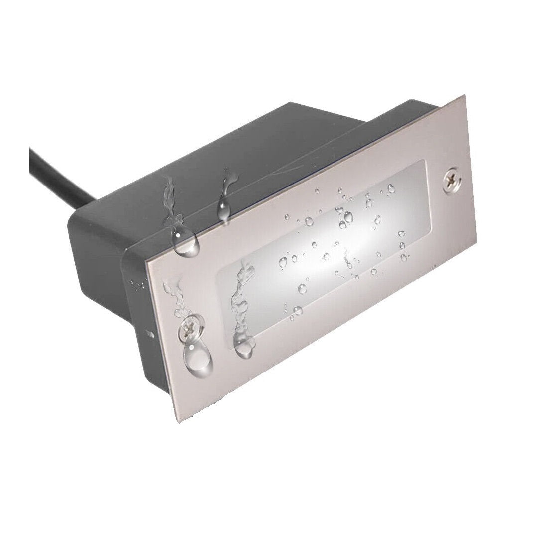 Segnapasso Led esterno faretto rettangolare 7W 9W 15W illuminazione scale sentiero giardino IP65 - puntoluceled