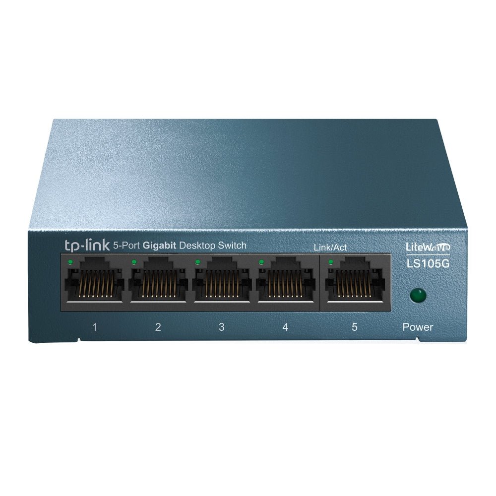 TP - Link LS105G Non gestito Gigabit Ethernet (10/100/1000) Blu - puntoluceled