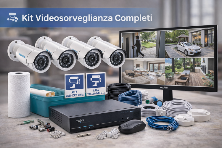 Kit Videosorveglianza Completi