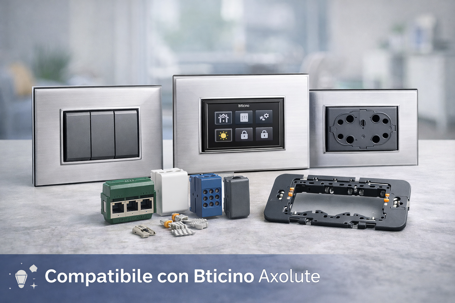 Compatibile con Bticino Axolute