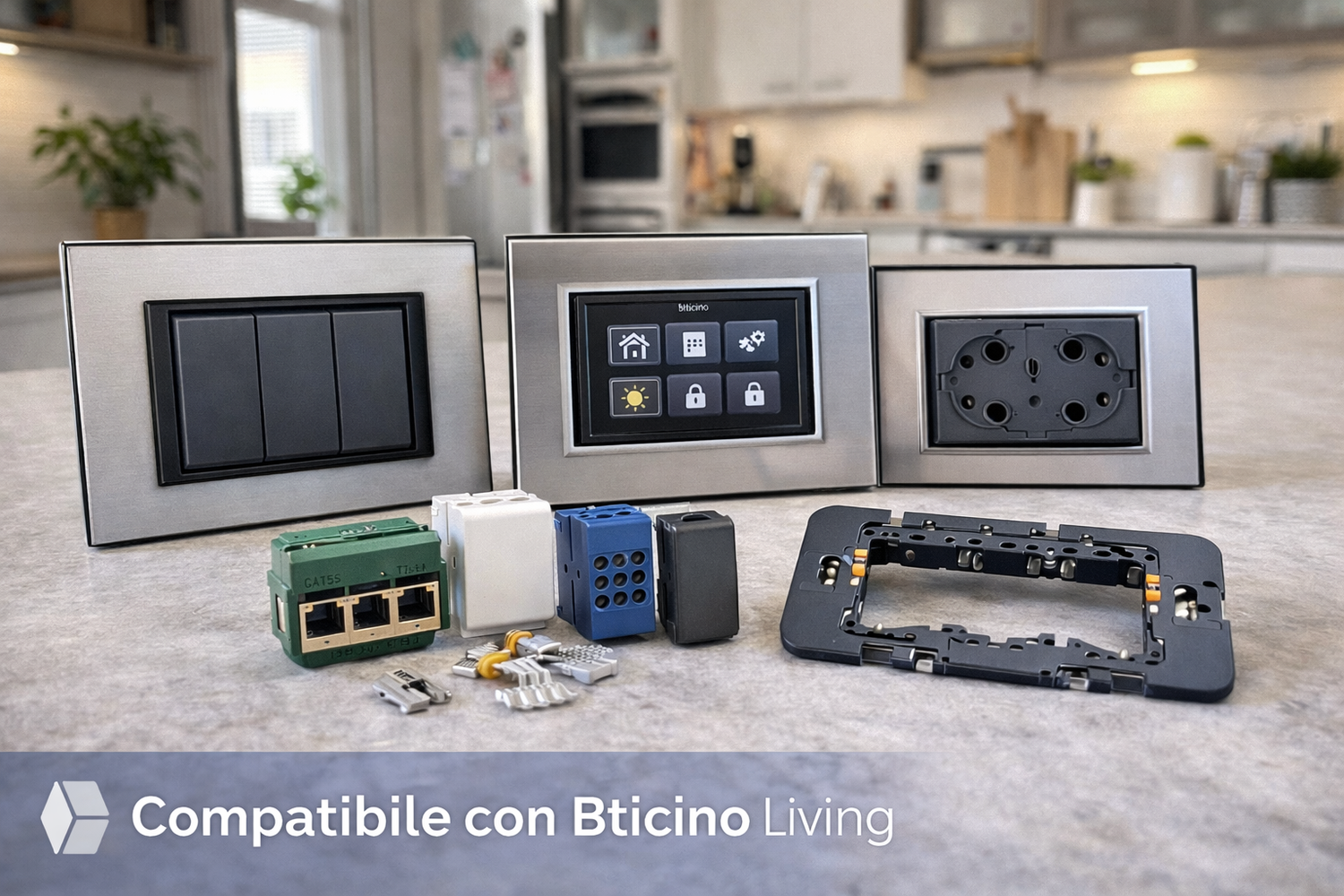 Compatibile con Bticino Living
